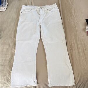 Madewell White Flare Jeans
